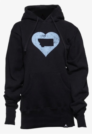 Aspinwall Hyalite Montana Heart Sweatshirt Black - Montana #3080907