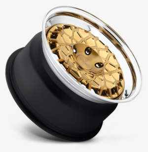 5 Lug Gold W/polished Lip - Rotiform Bth #3081269