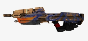Inspired By The Dragon Lore - Halo Reach Assault Rifle Side View #3081370
