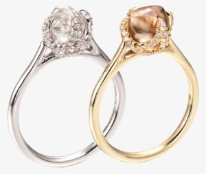 We Design Each Engagement Ring To Be A Celebration - Un Polished Diamond Ring #3081440