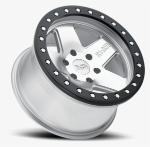 Crawler Silver W/ Mirror Face And Black Lip Ring - Lip #3081502