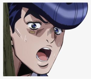 Anime Face Facial Expression Anime Human Hair Color - Jojo's Bizarre Adventure Transparent Background #3081611