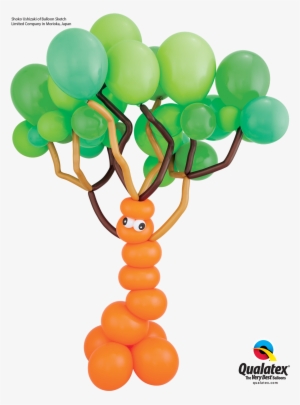 This Asymmetrical, Orange Trunk And Organically-sized - 15cm Qualatex Quick Link Balloons Assorted Colours #3082041