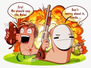 “ Pewdiepie & Cry ♥ Worms - Drawing #3082147