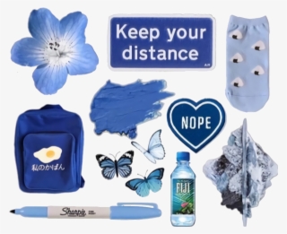 Aesthetic Blue And Edit Image - Blue Aesthetic Png Pack #3082339
