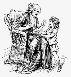 This Free Icons Png Design Of Grandma Storytelling #3083126