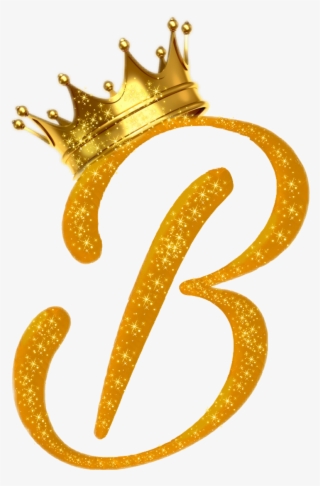 Letters Letter B Gold Crown Royal Clip Library Library - Gold Letter B Png #3083669