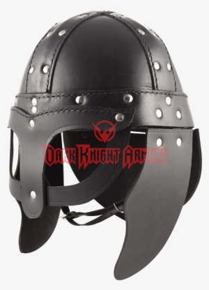 Leather Viking Helmet - Medieval Leather Helmet #3083821