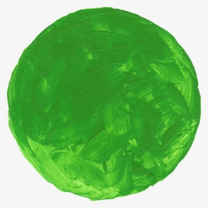 15 Paint Circles - Green Paint Circle Png #3083948