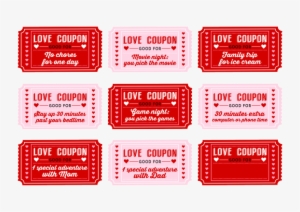 Free Printable Love Coupons For Kids On Valentine 39 - Love Coupons #3084390
