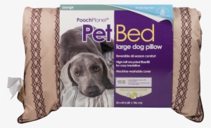 Pooch Planet Pet Bed Large Dog Pillow, 1.0 Ct, Brown #3084479