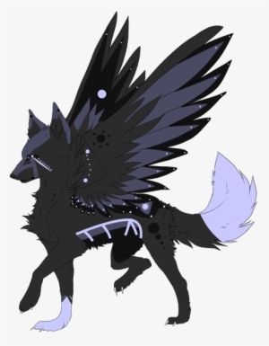 Baransu Transformed Into A Mortal Wolf So Syame Doesnt - Winged Wolf Anime #3085197