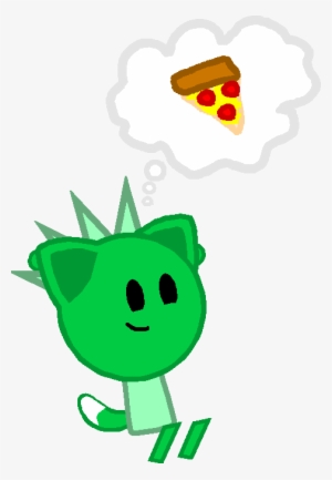 Greencatxy Thinks Of Pizza #3085649