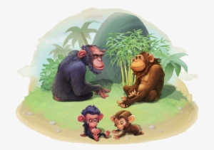 Chimpanzee Family - Chimpanzee #3086487