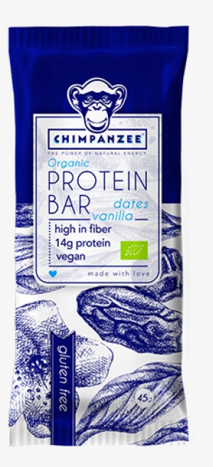 Chimpanzee Organic Protein Bar - Chimpanzee Protein Bar - 45gr #3086653
