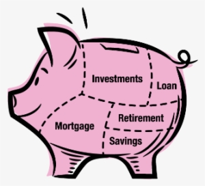 Money Is Split Into Expenses And Savings - Saving #3086798