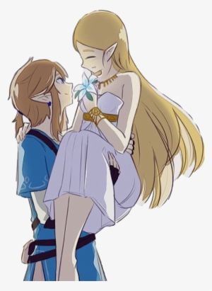 Report Abuse - Botw Link And Zelda #3087058