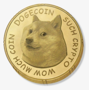 1x Dogecoin Cryptocoin Gold Plated- Doge Collective - Air Force Funny Patches #3087903