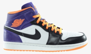 Air Jordan 1 Mid 'phoenix Suns' - Nike Air Jordan 1 Phat I Retro Basketball Shoes Purple #3088891