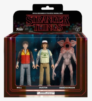 Will, Dustin And Demogorgon 3-pack Action Figure Set #3088892
