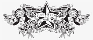 Five Star Bar Chicago Logo - Illustration #3088954
