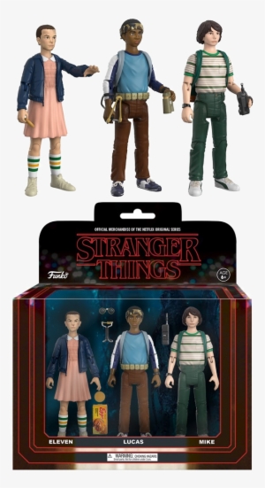 Each Stranger Things Set Features Three Figures Eleven, - Funko Stranger Things Figures #3088978