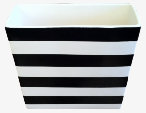Bold Black Horizontal Stripes Instantly Adds Pizzaz - Box #3089161