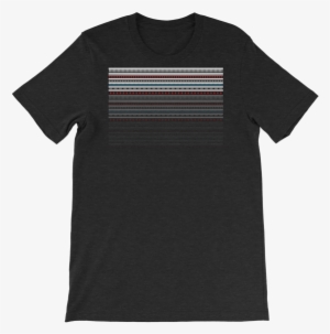 Horizontal Stripes Short Sleeve T Shirt - Isis Band Shirt #3089455