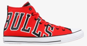 Chuck Taylor All Star 'chicago Bulls' - Chicago Bulls Converse Red High Top Sneakers #3089579