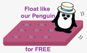 Float Like Penguin, For Free - Cartoon #3090514