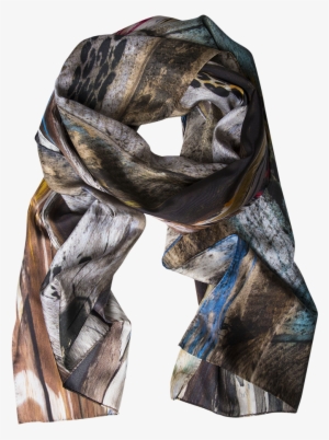 Graffiti Ii Silk Story Scarf, Wearable Art #3090572