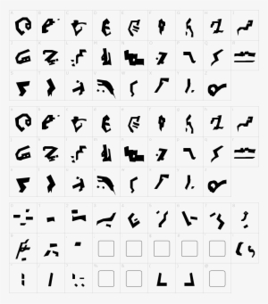 Font Characters - Levi Brush Font #3090587