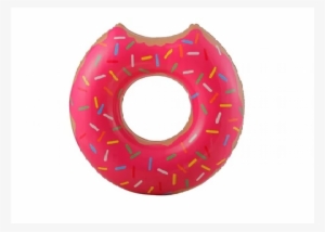 Summer Waves Chocolate & Strawberry Pink Donut #3090589