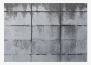 Dirty Concrete Block Wall Background And Texture Poster - Wall #3091740