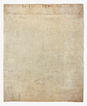 Actual Declaration Of Independence #3092861