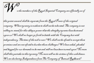 Article Of Independence - Oiw Note Cards #3093558