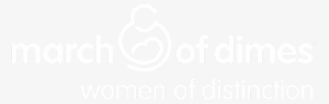 March Of Dimes White Logo #3093624