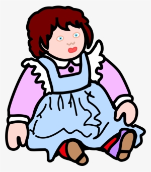 Dall Clipart Art - Big Doll Clipart #3093901