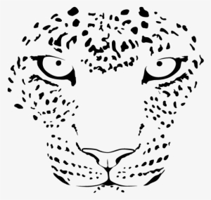 Leopard Face Png Image With Transparent Background - Leopardo Silueta Cara Png #3093975