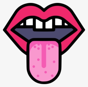 Tounge Sticking Out Dark - Mouth #3095684