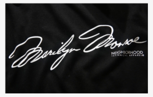 Nbhd Marilyn Monroe T-shirt - Calligraphy #3095964