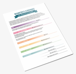 Biometrics Handout Tearpad - Brochure #3096398