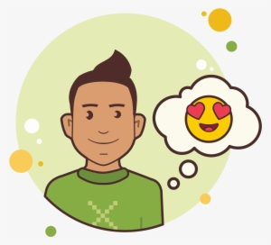 Man With In Love Emoji Icon - Icon #3096403