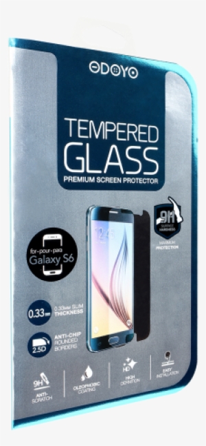 33mm Tempered Glass For Samsung Galaxy S6 - Odoyo 0.3mm Tempered Glass Screen Protector #3096735