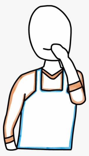 Counter Service Apron Hand Mouth #3096890