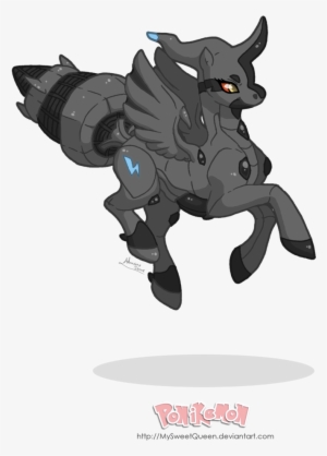 Mysweetqueen, Pokémon, Ponified, Safe, Zekrom - Commission #3097103