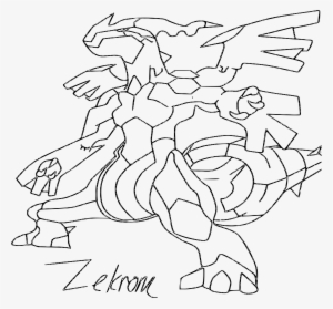 Coloring Pages Pokemon Zekrom Evolution - Dessin A Imprimer Pokemon Zekrom #3097436