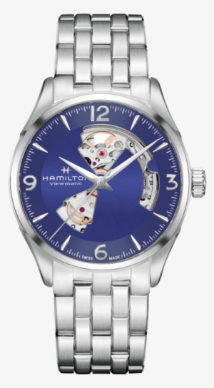 Jazzmaster Open Heart Gent - Hamilton Jazzmaster Open Heart Blue #3097437