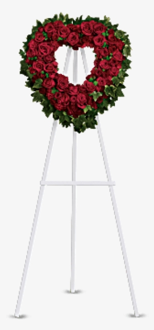 More Views - Heart Shaped Flower Arrangement In Rose #3097768