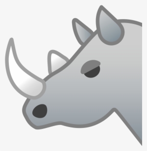 Download Svg Download Png - Rhinoceros Emoji Png #3098265